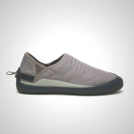 Women's Silver Crossover Slip-On Shoes - Stylish & Comfortable