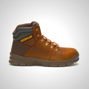 Coffee Charge Waterproof Alloy Toe Mens Boots