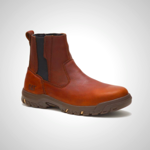 Women's Abbey Steel Toe Work Boots - Coffee Brown