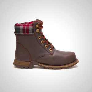 Coffee Womens Kenzie Steel Toe Boots