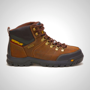 Brown Mens Threshold Waterproof Steel Toe Boots
