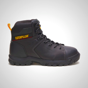 Black Mens Wellspring Waterproof Metatarsal Guard Steel Toe Boots