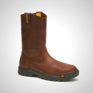 Men's Drawbar Steel Toe Work Boots - Brown